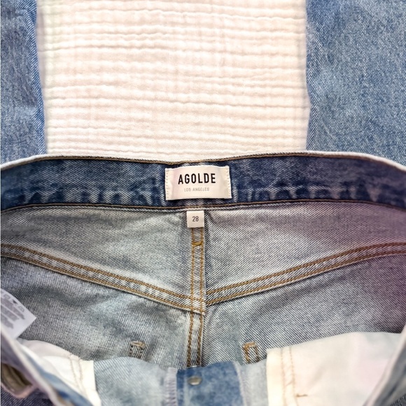 Agolde 90s Pinch Waist High Rise Denim Jeans - Picture 4 of 7